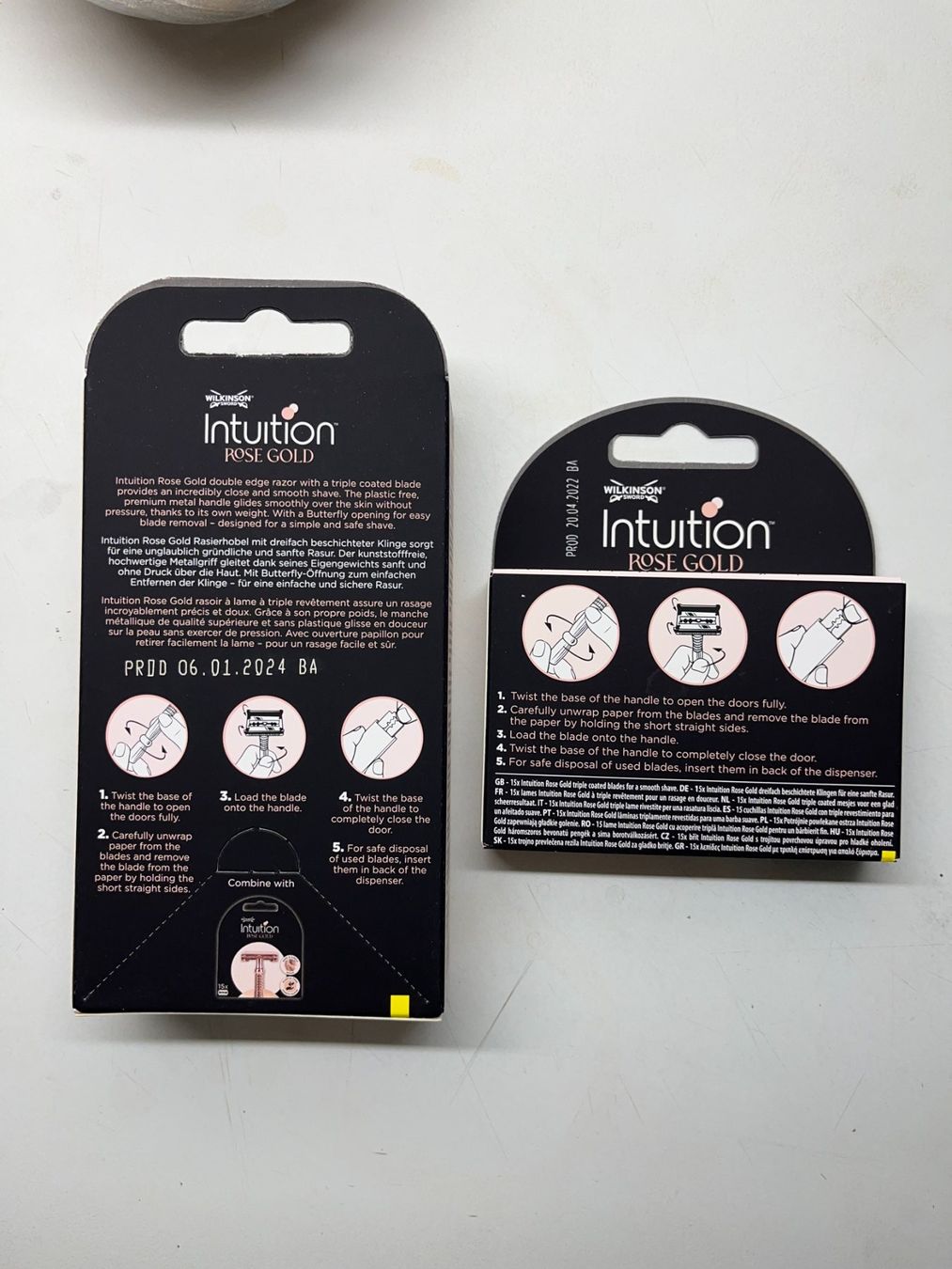 Rasierapparate & Rasierklingen: Wilkinson INTUTION ROSE GOLD. Fabrikneu – Neu und originalverpackt aus Kleindöttingen von nev_tn7c 1