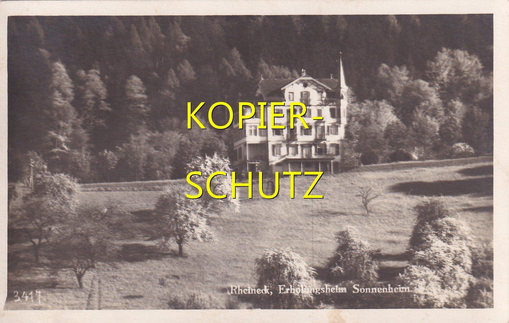 Ansichtskarten: Rheineck - Erhohlungsheim Sonnenheim /ba – Gebraucht aus Hombrechtikon von Rudolf07
