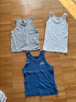 3er Set Sommer-Tops / Unterhemden, Gr 98/104 und 110/116