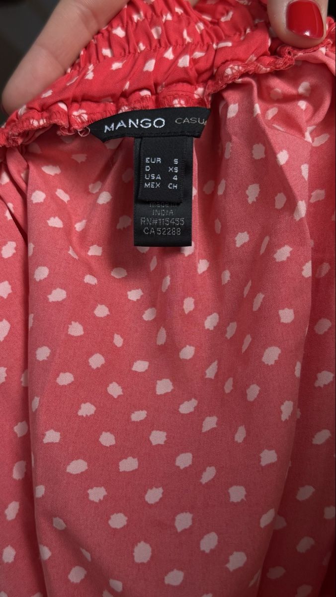 Mango Gonne: Mini skirt red with white dots - size S – Nuovo (secondo la descrizione) da Zürich venduto da eli_t8nw 7
