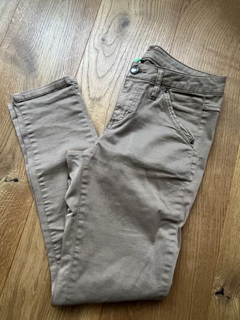 Wie NEU! United Colors of Benetton - Hose Grösse S hellbraun