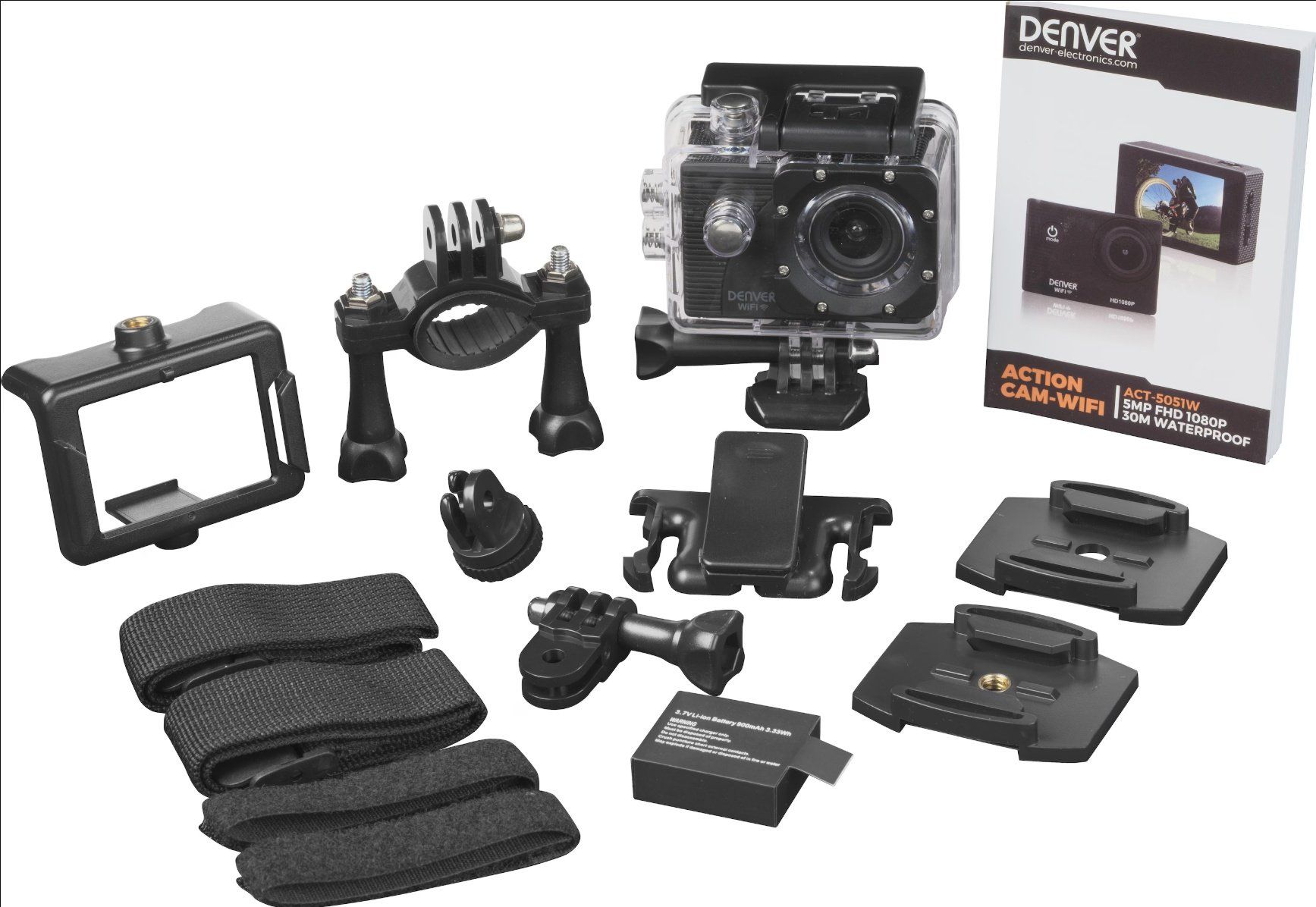 Denver Action Cam: Denver Action-Cam ACT-5051W 30p, Bluetooth, WLAN – Neu und originalverpackt aus merishausen von hidee 3