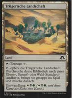 TCG Magic The Gathering MTG MH3 0219 Trügerische Landschaft