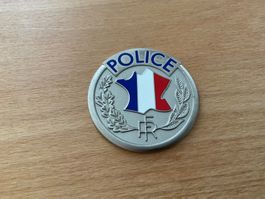 Französische Polizei Medaille / Abzeichen