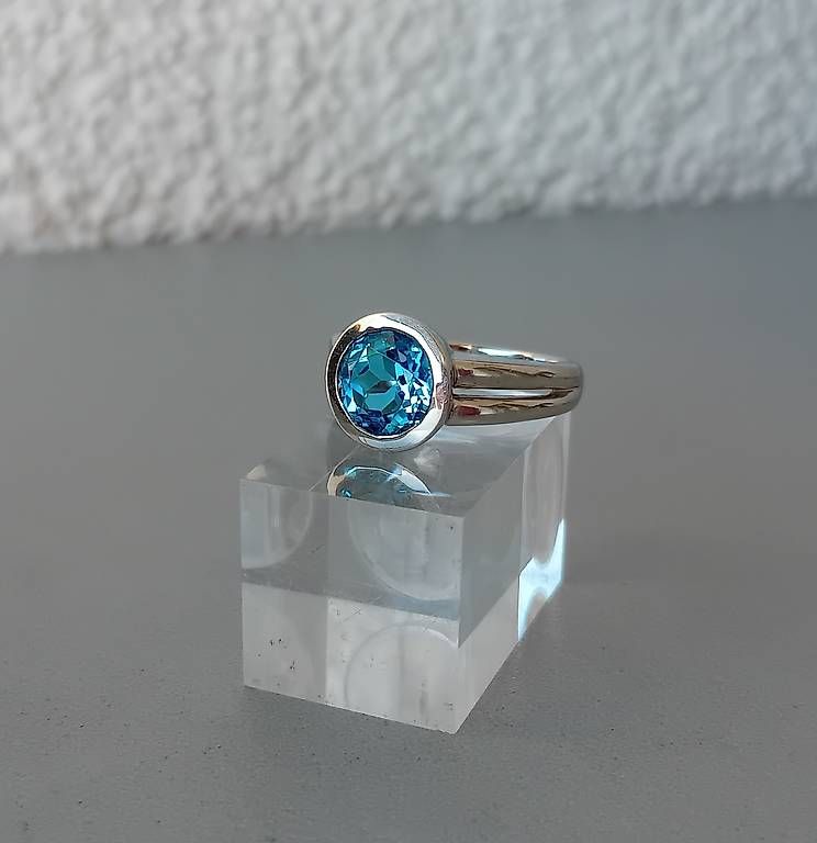 Altri gioielli: Set Ring und Anhänger mit Blautopas in Silber – Usato da Stans venduto da wer_fd5f 1