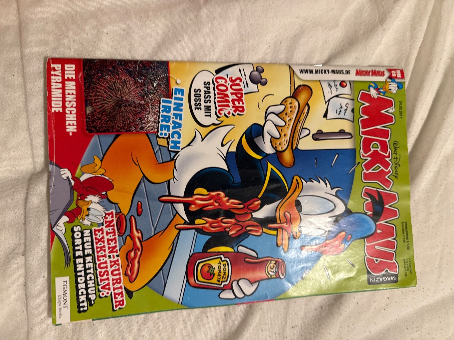 Fumetti: Micky Maus Magazin 24.02.2017 neuwertig – Usato da Zürich venduto da trhaje