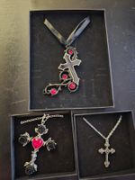 Lot pendentifs croix Alchemy Gothic