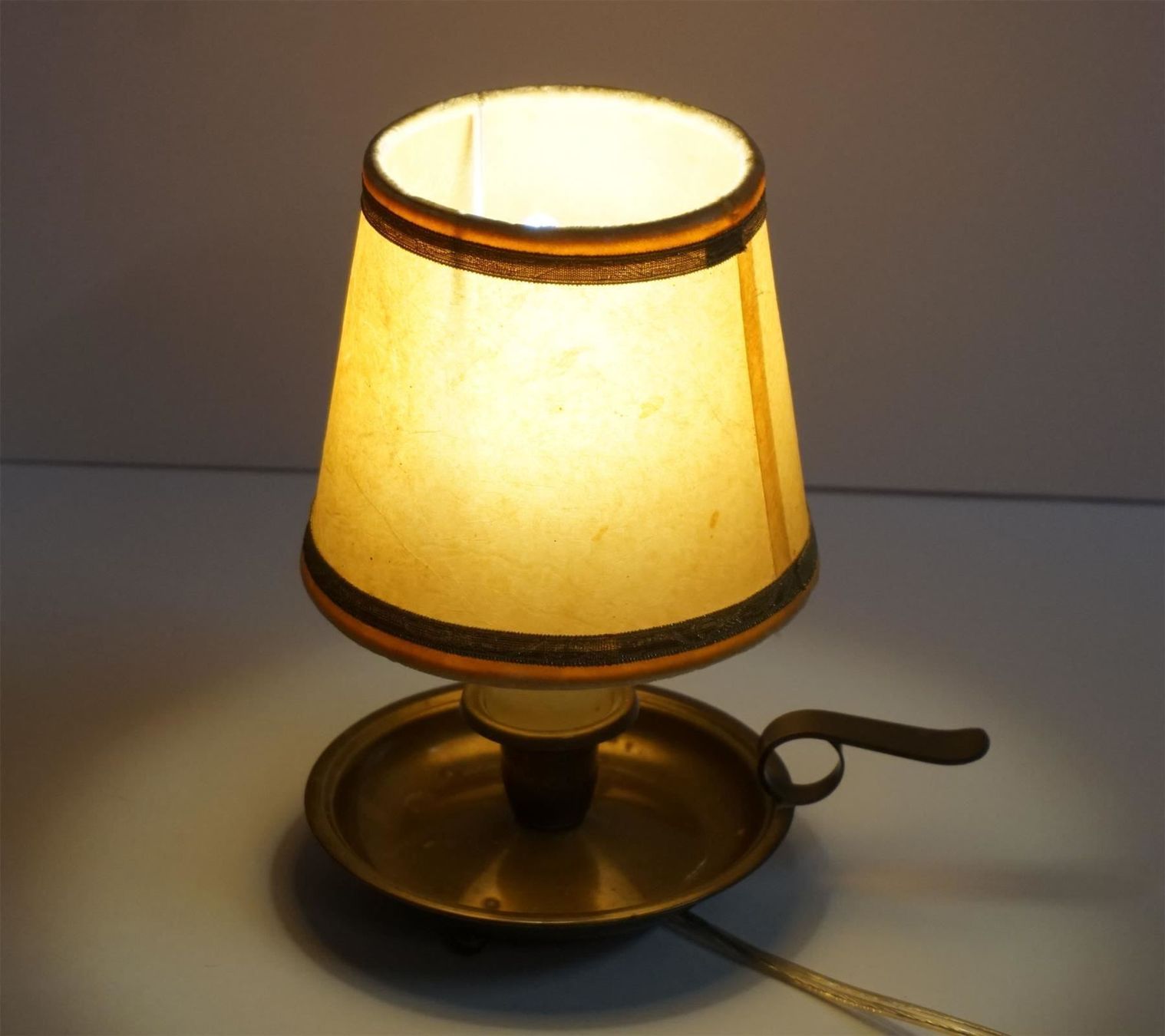 Lampade: originelles Vintage Messing Lämpli – Usato da Meggen venduto da Brockitare 4