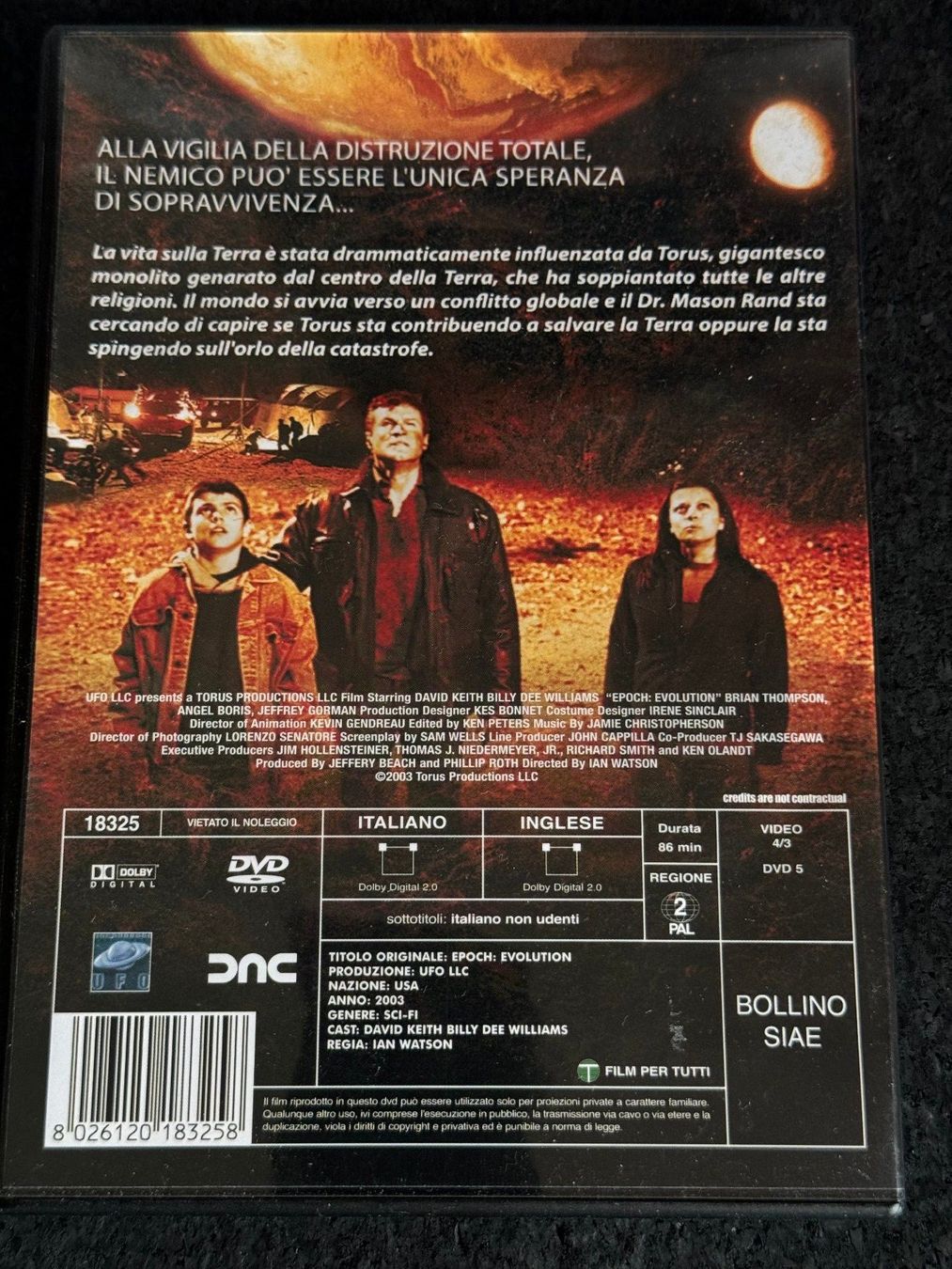 Tous les DVDs: EPOCH Evolution DVD EN IT – D'occasion à Fribourg par tschjoly 1