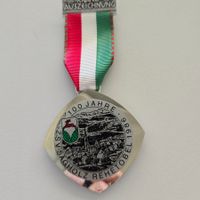 Medaille 100 Jahre ZSV Sagholz Rehetobel 1986 Kranz