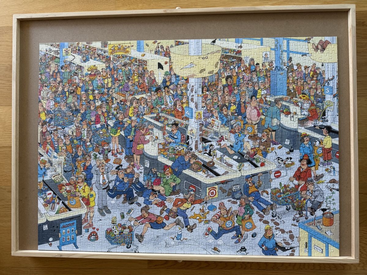 Puzzle: Puzzle Jan van Haasteren 1000 pièces - Faites la queue ! – Usato da Nyon venduto da Alex017 1