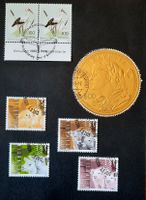 5-16-4 Timbres Helvetia oblitérés 2013. Goldvreneli & autres