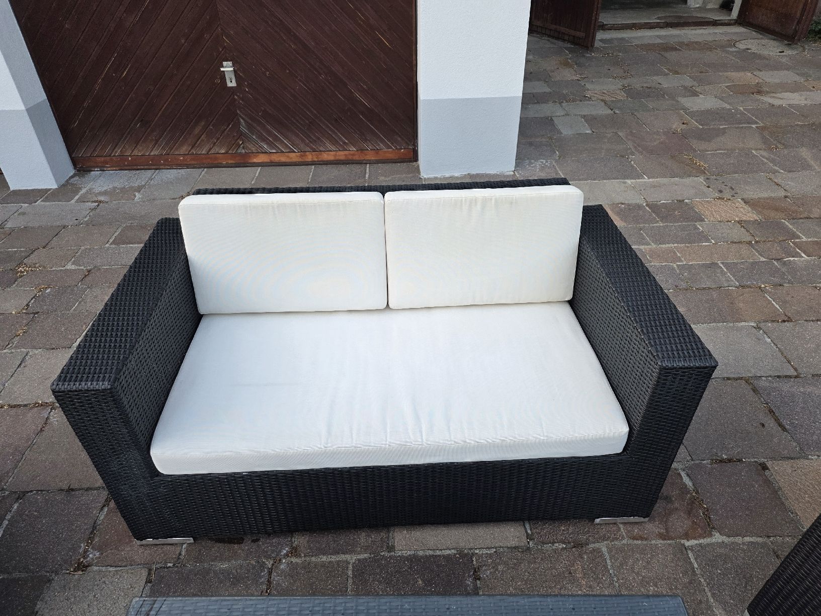 Set di tavolo e panche: Rattan Gartenlounge – Usato da Bäretswil venduto da xxflockixx 4