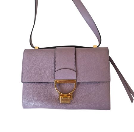 Sac Coccinelle Arlettis en cuir lilas – Jamais porté