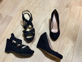 Schwarze Damenschuhe, in einwandfreiem Zustand