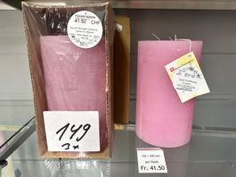 149 Posten Raureif Stumpen Kerze/n 120 x 200 aus Liquidation