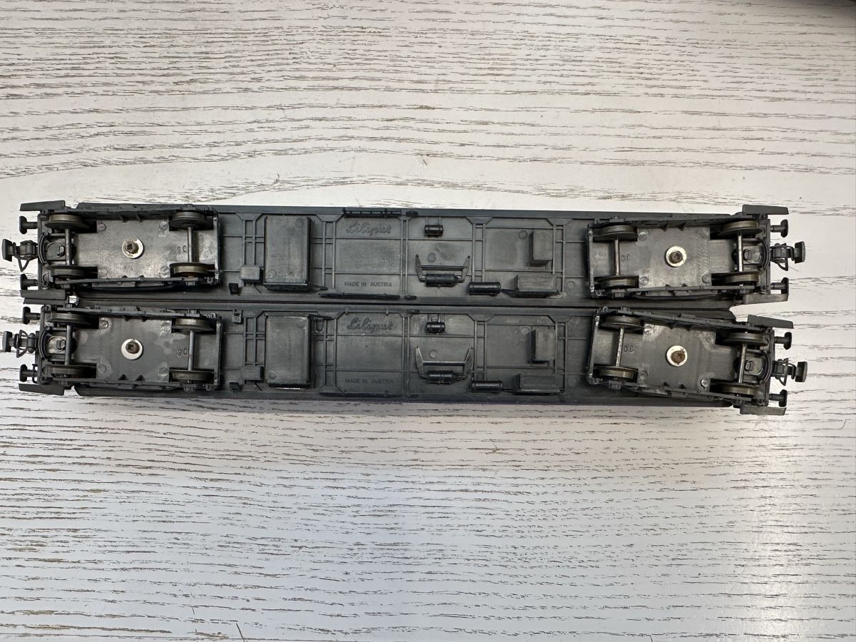 Liliput Modellini di ferrovie: Liliput DRG 2x Personenwagen – Usato da Lupsingen venduto da New-Haven 5