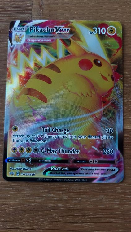 Pikachu Vmax Crown Zenith Promo Karte 2023 Pokemon Swsh 286 Acheter Sur Ricardo 3017