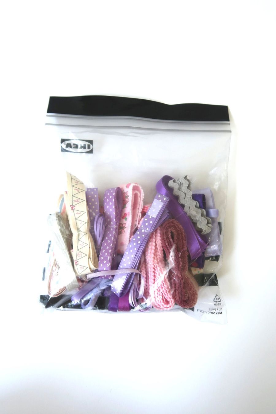 Stoffe: Lot de rubans variés - Rose, violet, gris, multicolore – Gebraucht aus Champlan von Cjayretro 4