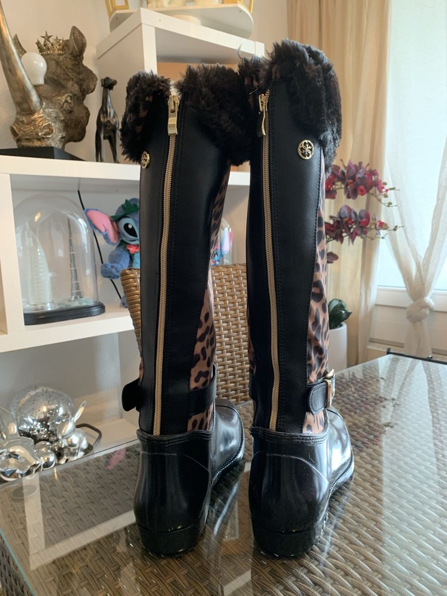 Guess Scarpe da donna: Guess Gummistiefel, Gr. 41, Leo Musteter,! – Nuovo (secondo la descrizione) da Emmenbrücke venduto da Dior09 1