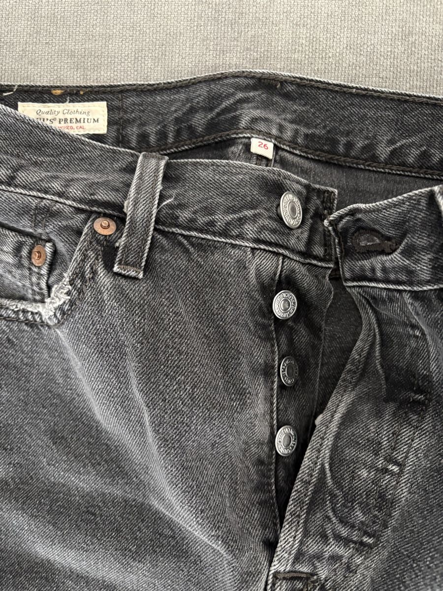 Levi's Gonne: Levi's Premium Minirock, Gr. 26, Grau – Usato da Wimmis venduto da rimnakit 1