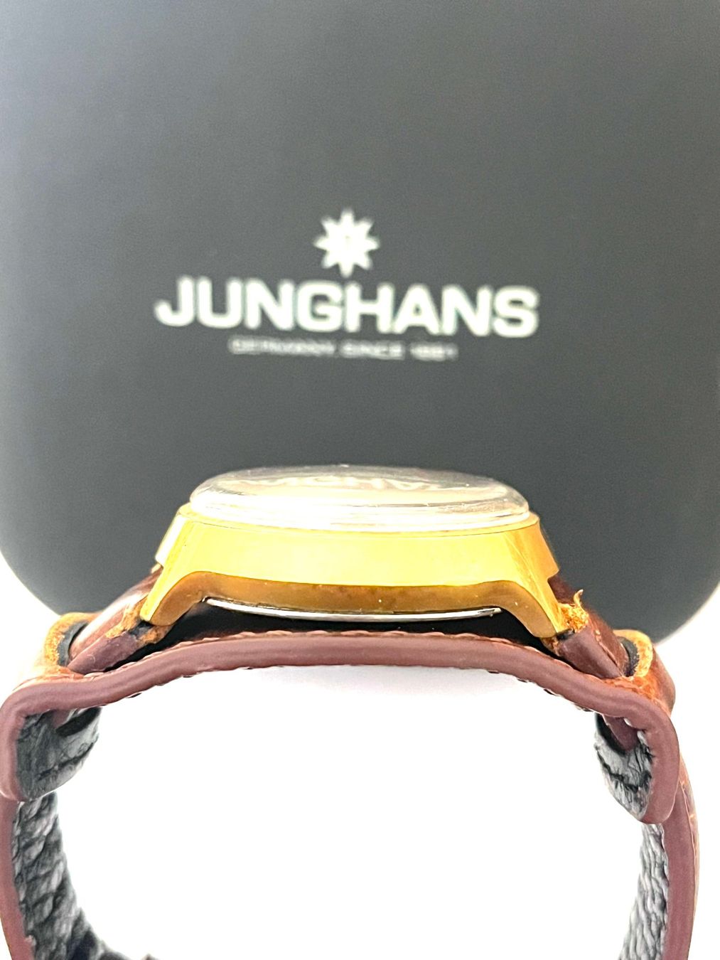 Junghans Orologi: Junghans Electronic Dato-Chron mit Box, Ø38mm – Usato da Zürich venduto da GentsStuff 5
