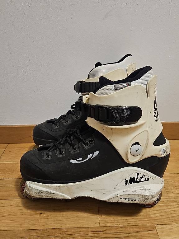 Salomon Pattini in linea & Pattini a rotelle: Rollers Aggressive Salomon TRS Pro Vintage – Usato da Monthey venduto da darkmine