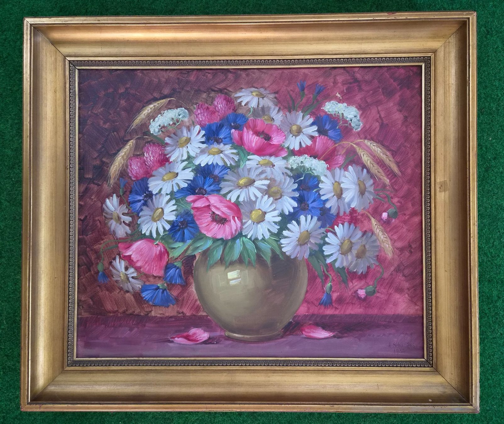 Dipinti: 4 œuvres / fleurs / nature morte – Usato da Farvagny-le-Grand venduto da CollectibleWatches 8
