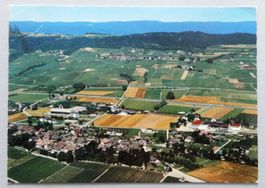 Perroy, vue aérienne