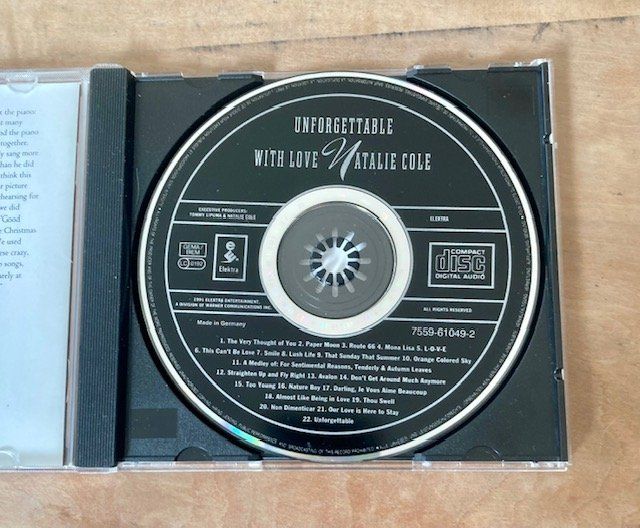 CD: Unforgettable with LOVE Natalie Cole – Usato da Dürnten venduto da Scheidegg32 3