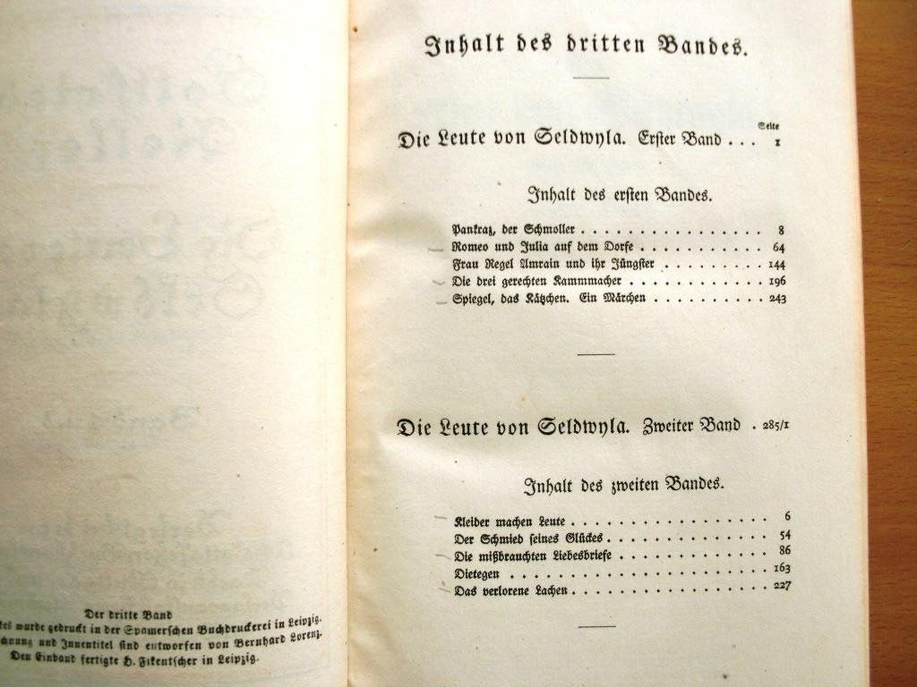 Libri: Gottfried Keller - Gesammelte Werke – Usato da Grenchen venduto da Kogi7 7