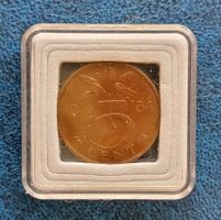 NIEDERLANDE - 5 CENT 1954 - IN MUENZKAPSEL - VORZUEGLICH