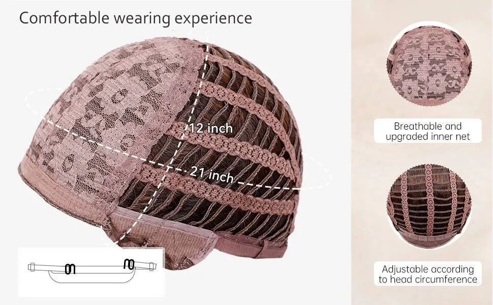 Parrucche: Lange gerade synthetische Perücken, braun – Nuovo e nell'imballaggio originale da Gurmels venduto da Swisspod 1