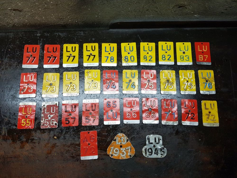 Velo, Töffli Nummern 33 Stück Kaufen auf Ricardo