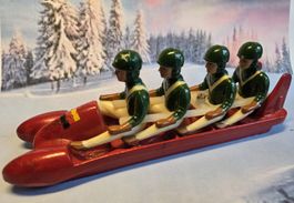 Bobschlitten Sammlerspielzeug 4er.