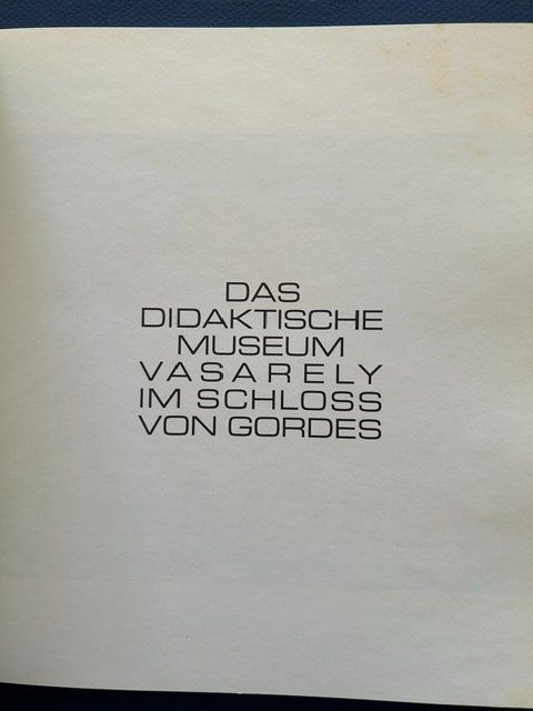 Libri: Vasarely, 2 Bände, gut erhalten – Usato da Bern venduto da oregonzwei 1