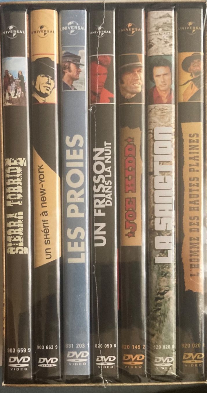 Tutti i DVDs: CLINT EASTWOOD (COFFRET) – Nuovo e nell'imballaggio originale da Poliez-Pittet venduto da Newtown-Records 1