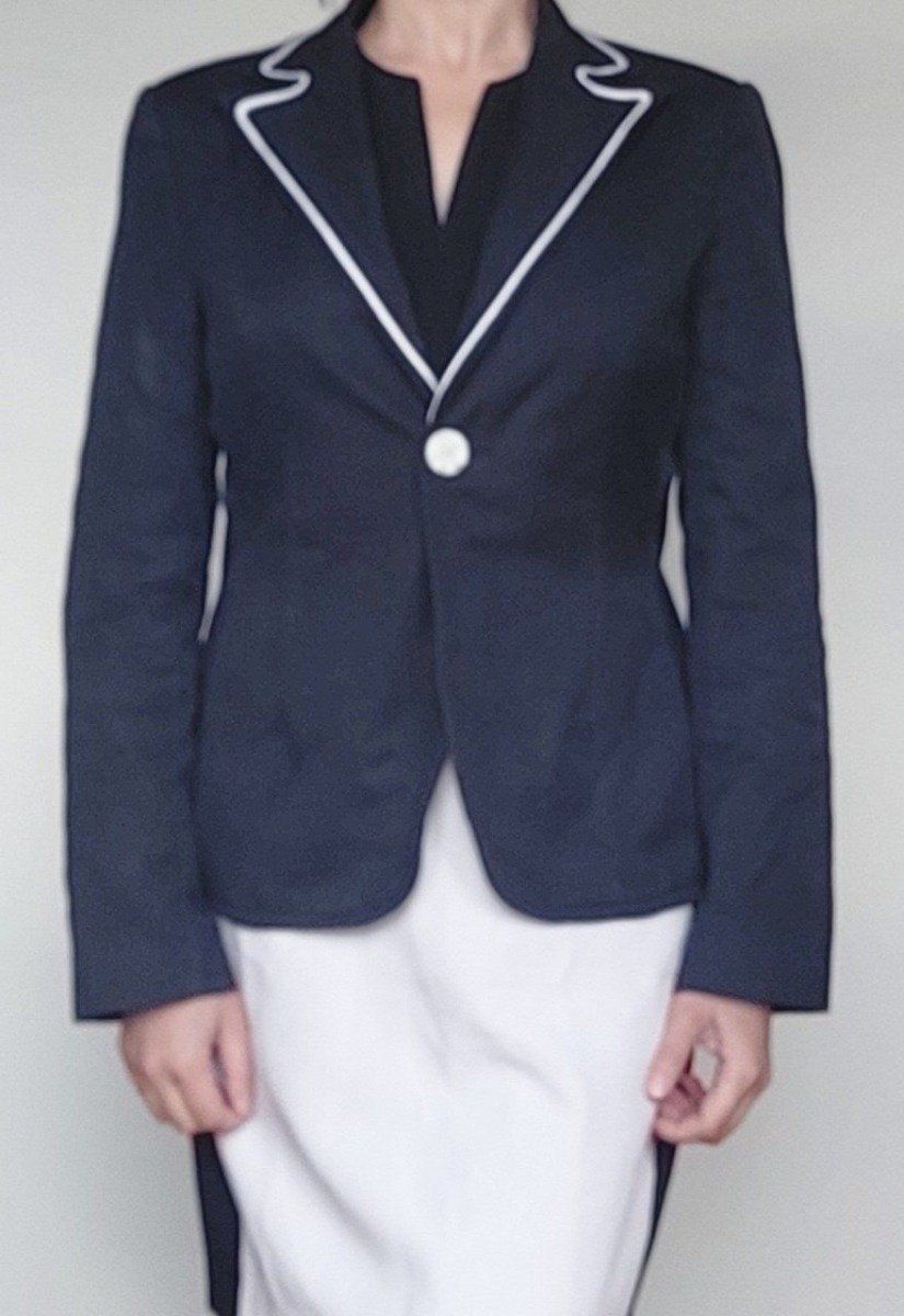 Giacche: Damen Blazer Designer Edmund Ser Dunkle Blau – Usato da Horgen venduto da zur_jq85 1
