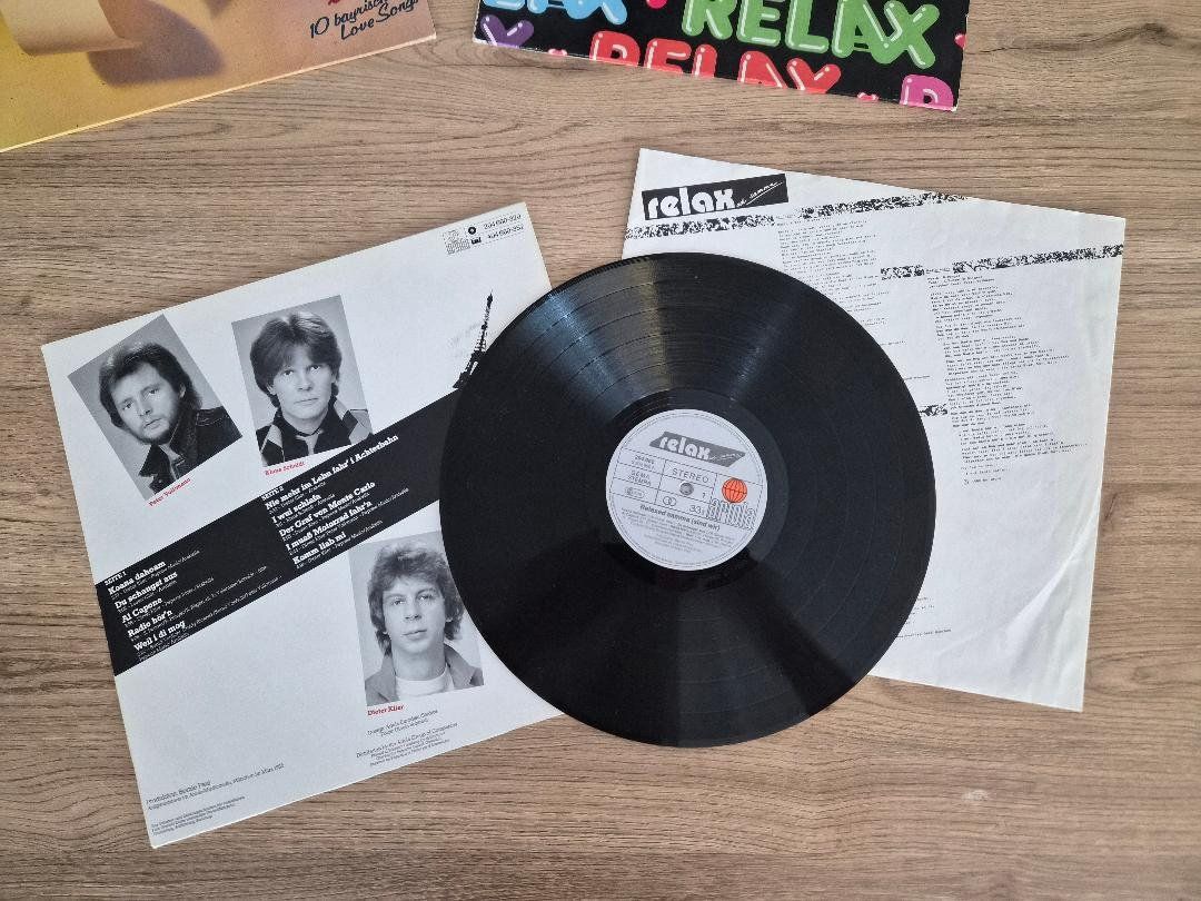 Dischi in vinile: Schallplatten LP Sammlung Schlager Hits "Relax" 3 Alben – Usato da Dielsdorf venduto da Haesi0 3