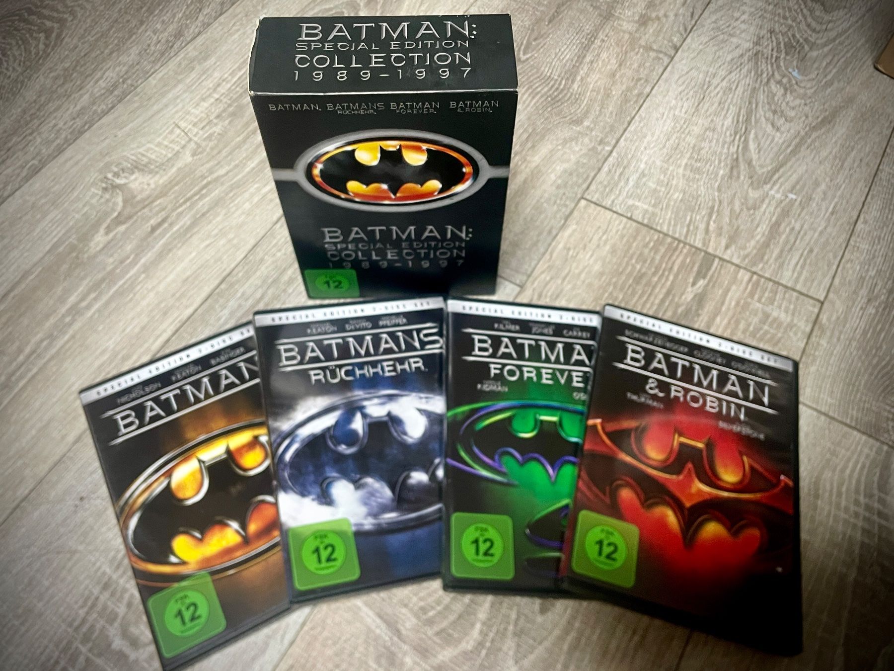 Tutti i DVDs: Batman 1-4 – Usato da Muri b. Bern venduto da AdidasCollector