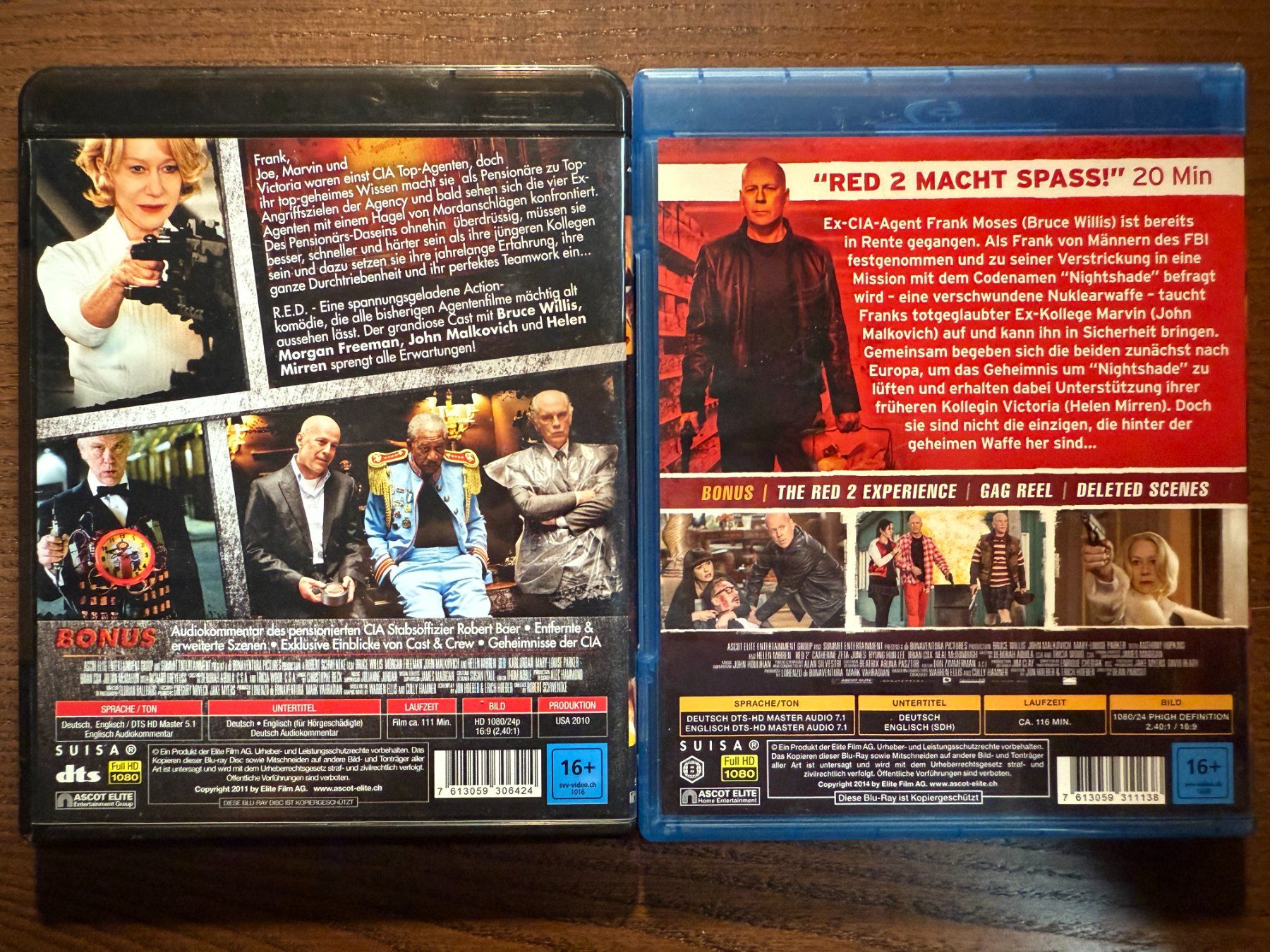 Tutti i DVDs: Red - Teil 1 & 2 – Usato da Zürich venduto da Blu-ray_ZH 1