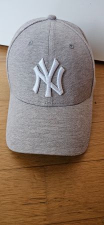 Baseballkappe NY Grau/Weiss OneSize