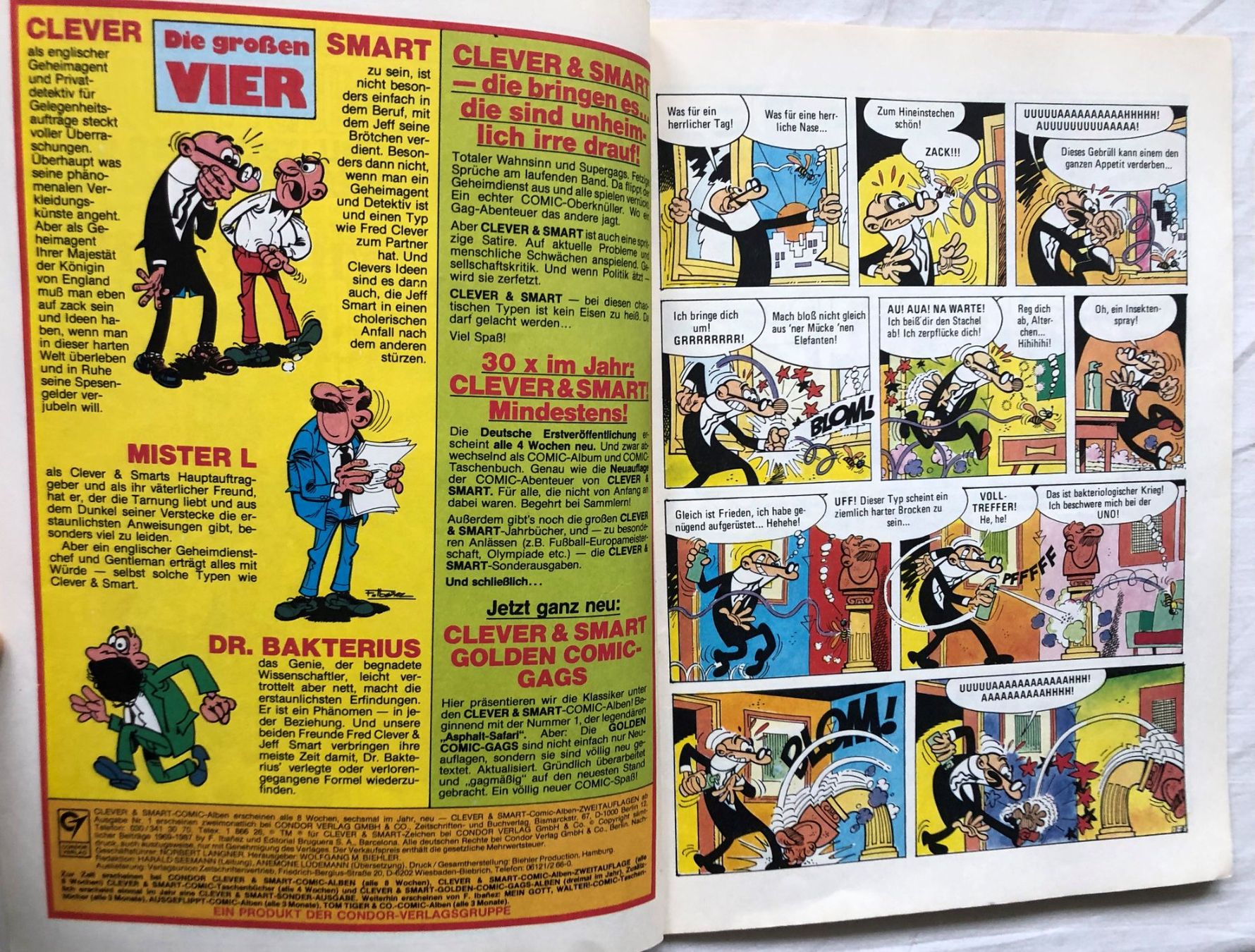 Fumetti: CLEVER & SMART - Nr.46 - 2.Auflage – Usato da Schaffhausen venduto da durruti 2