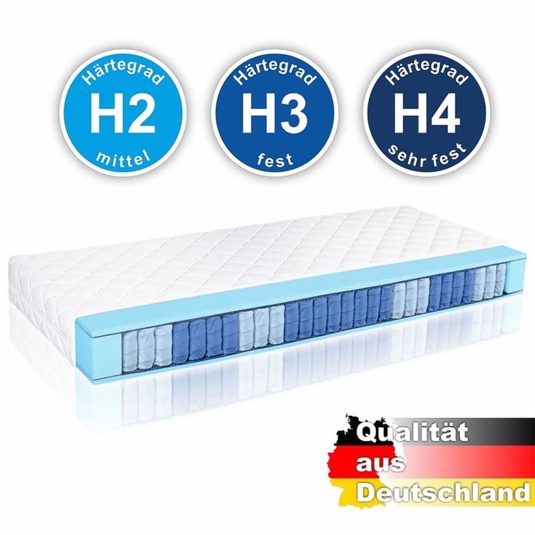 Materassi: Taschenfederkern Matratze 7 Zonen 90x200 – Nuovo e nell'imballaggio originale da Winterthur venduto da aredo 5