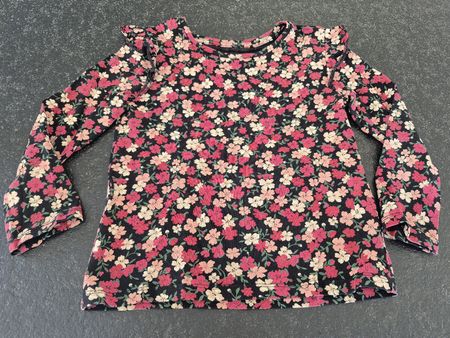 Langarmshirt für Mädchen, Gr. 116, neuwertig