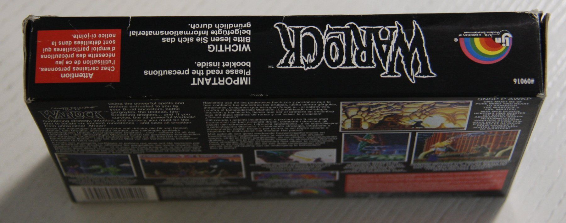Spiele: SNES Warlock – Gebraucht aus Fisibach von Retrogames24 6