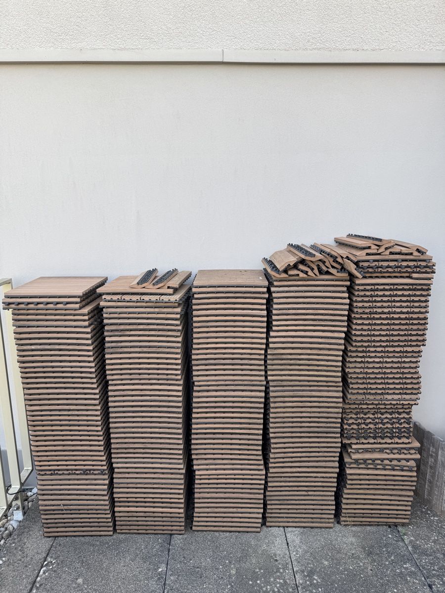 Rivestimenti per pavimenti: 240 Terrassenplatten 30x30cm – Usato da Bülach venduto da Stadtkind84 3