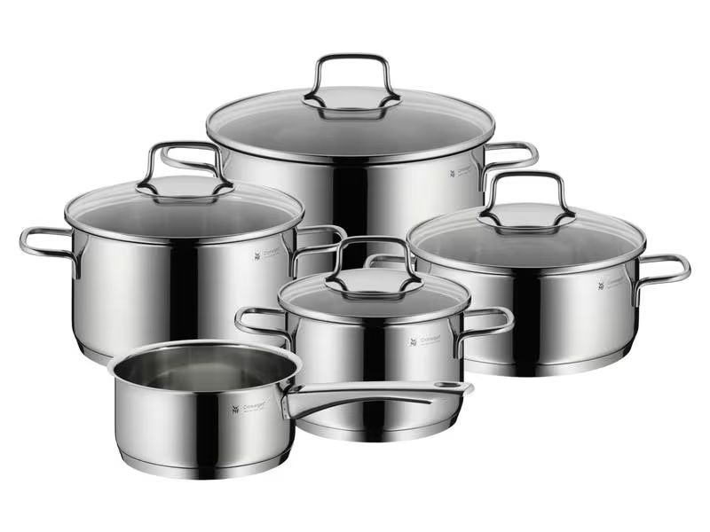 WMF Padelle: WMF Kochtopf-Set Astoria 5-teilig – Nuovo e nell'imballaggio originale da Heimisbach venduto da LIFESTYLE-MORE 1