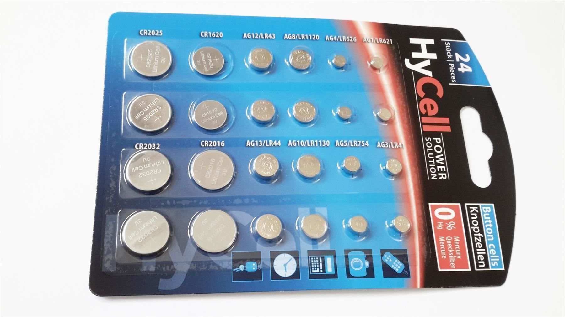 Akkus & Batterien: Knopfzelle Set, 24 St, 1.5+3V, Li+Alkali – Neu und originalverpackt aus St. Gallen von cointec 4