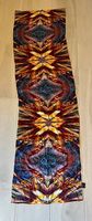 Foulard en soie multicolore  Motif abstrait  Silvio Tossi